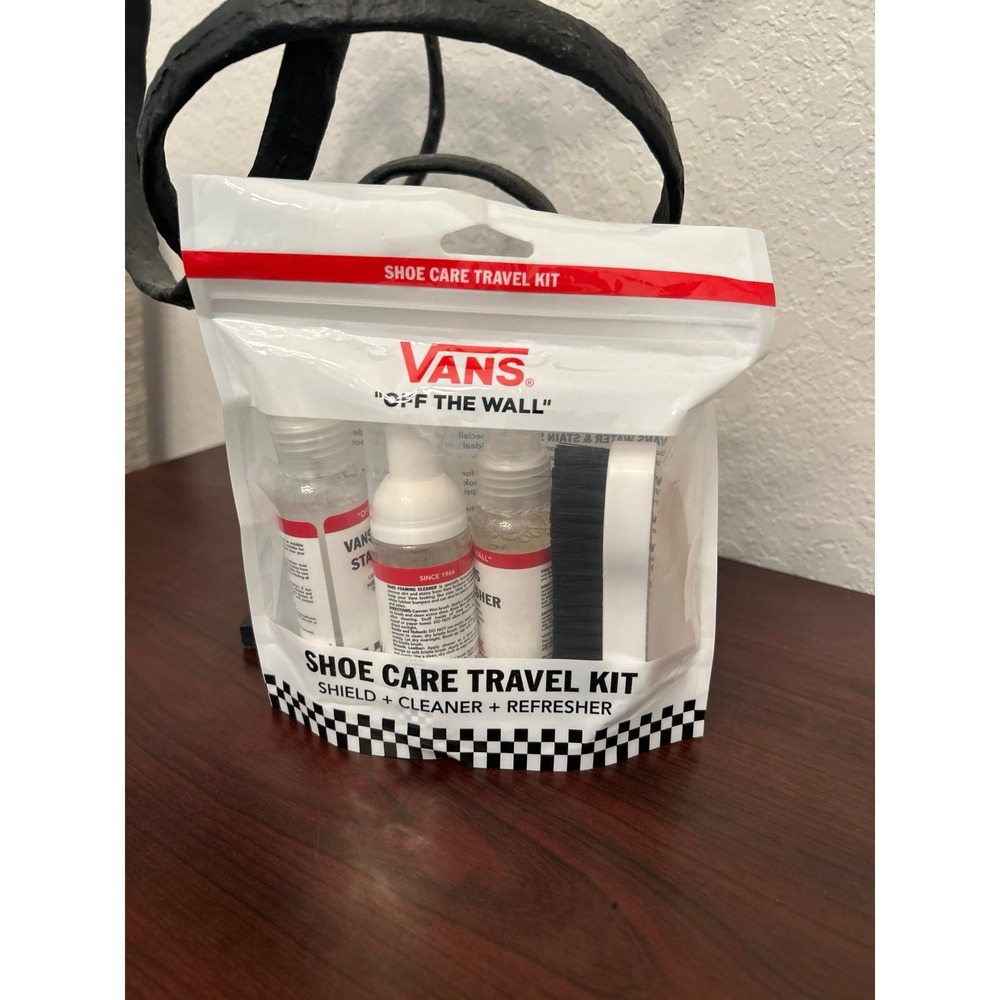 Vans Shoe Care Travel Kit, designed to clean and protect footwear NWT